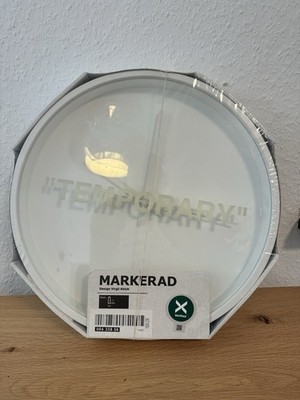 Ikea x Off White ''Temporary'' Wanduhr Virgil Abloh