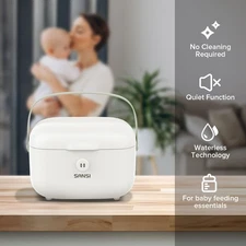 SANSI UV Light Sanitizer Box 10W Sanitizes in 5 Minutes 360° UVC Chips 5.1L