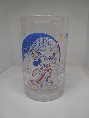 WALT DISNEY WORLD EPCOT REMEMBER THE MAGIC 25 ANNIVERSARY 16 OZ GLASS