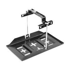 Car Battery Hold Down Tray Kit, Adjustable Corrosion 13.6 x 10.63 inches
