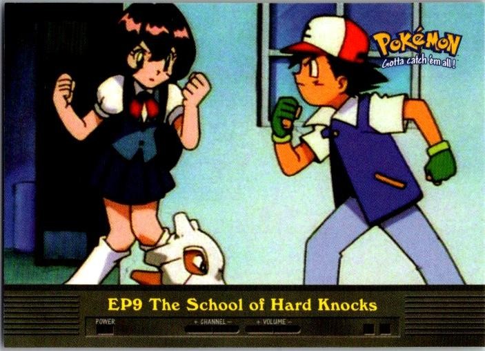 2000 Topps Pokemon TV Animation Edition Series 2 #EP9 The School of Hard Knocks