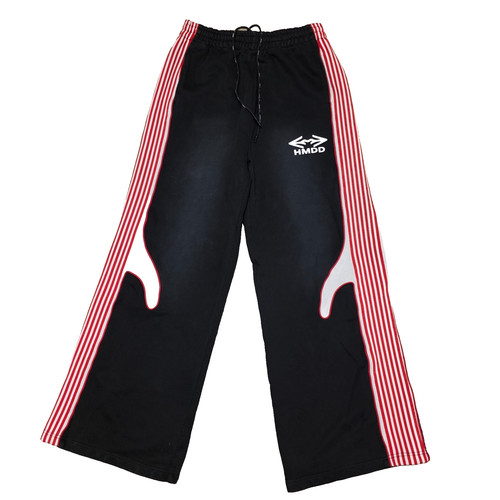 HMDD Bordeaux Sweatpants Happy Memories Dont Die Black Red NWT Size L