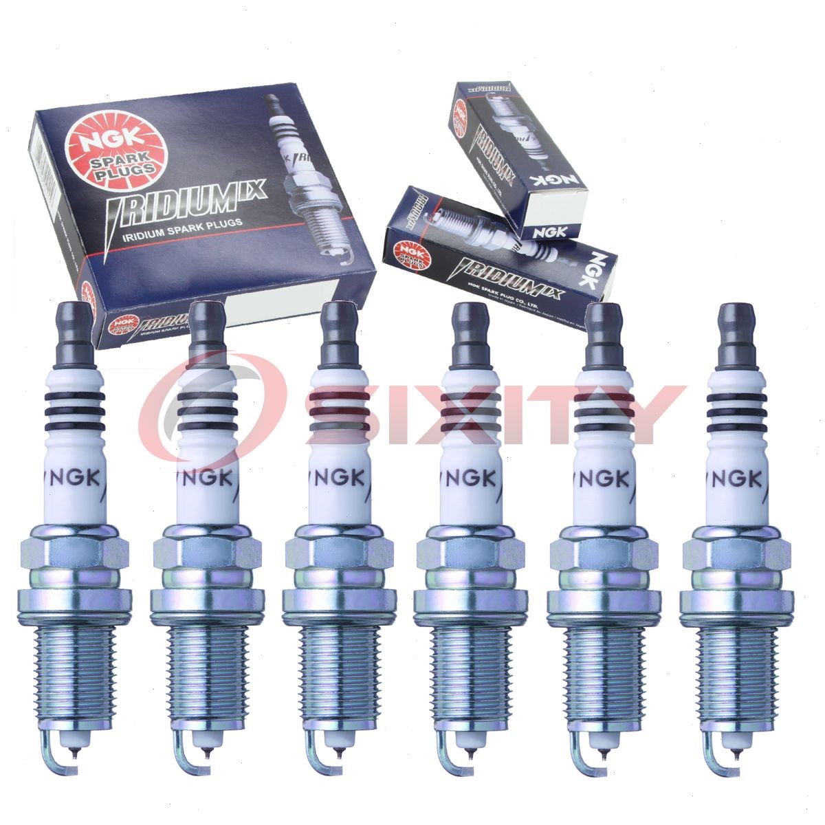 6 pcs NGK Iridium IX Spark Plugs for 2007-2010 Chrysler Sebring 3.5L V6 - ru