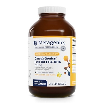 Omegagenics Fish Oil EPA-DHA 720 Mg - Omega-3 Fish Oil Supplement - High Potency
