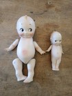 2 rose o neill kewpie bisque doll dolls 5" 8" as seen