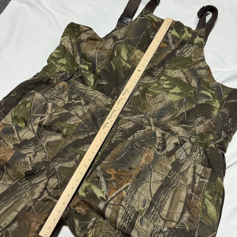 RedHead Camo Bib Overalls Mens 3XL Realtree Hardwood Hunting Insulated Workwear - Image 4 of 4