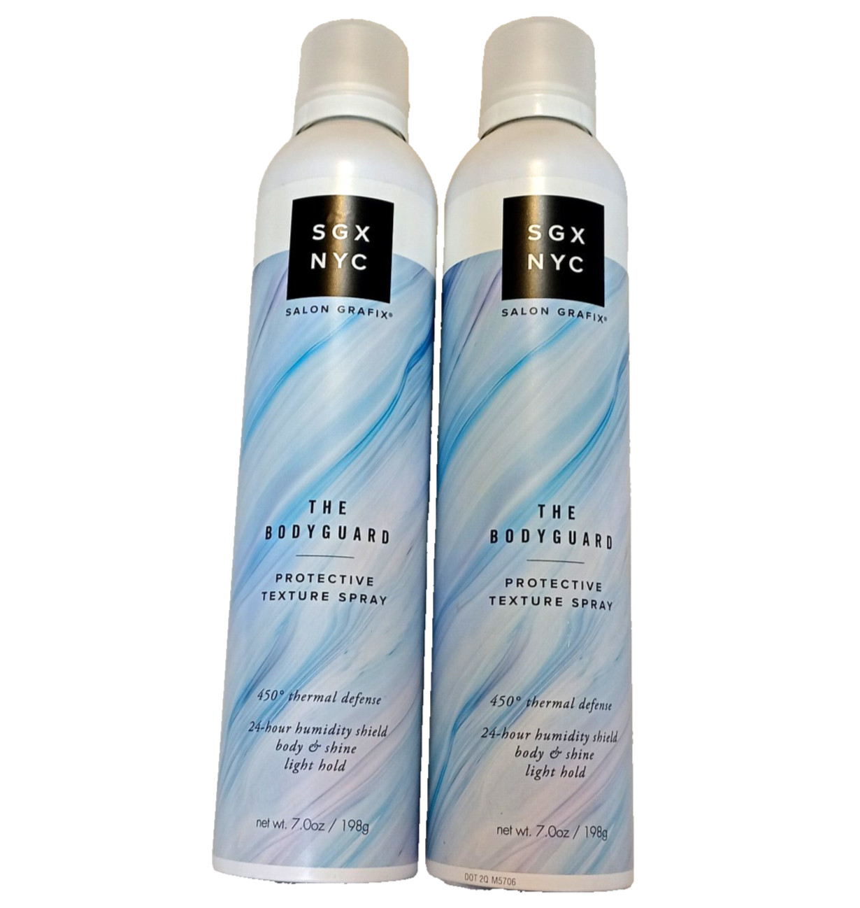 2 SGX NYC The Bodyguard 450F Thermal Protective Texture Spray 7 Oz Light Hold