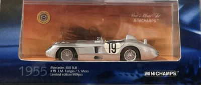 Minichamps 1/43 433553019 Mercedes 300 SLR #19 24h Le Mans 1955 Fangio & Moss - Photo 1/4