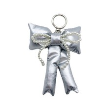 Fashionable Pearl Bowknot Keychain Pendant Sweet Hanging Decorations Phone Charm