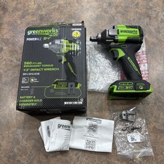 Llave de impacto Greenworks Pro 24V IW5550 solo herramienta nunca usada