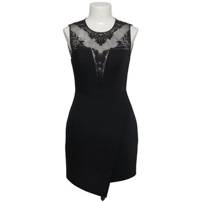 Bcbgmaxazria, Kleid, Größe: M, Schwarz, Polyester, Einfarbig, Damen #35X