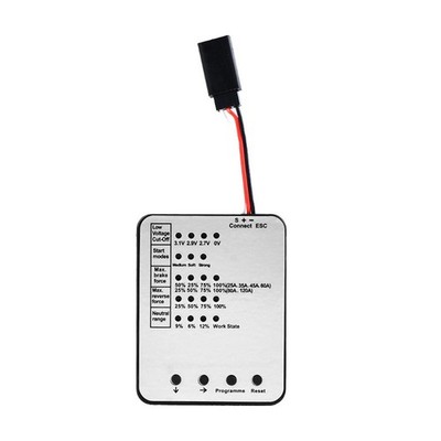 ESC Programmer Card ESC Setup Card BEC Wiring Guide Factory Reset Button