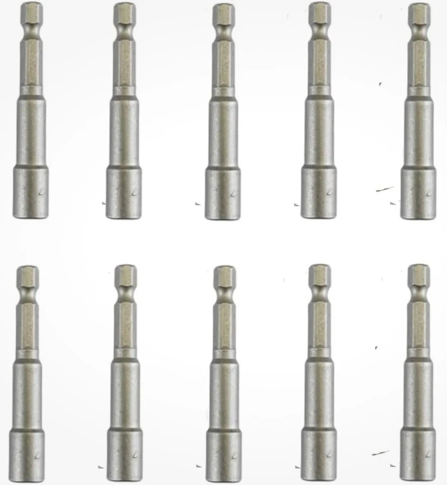 LOT OF 10 PCS Irwin 1/4" Hex Shank Magnetic Power Nut Driver Bit Sets, 1/4 Inch - Image 2 of 4