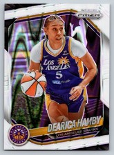 2025 Panini Prizm WNBA #39 Dearica Hamby White Seismic Prizms