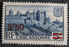 Timbre - FRANCE - Carcassonne - YT490 - Neuf** - 1941