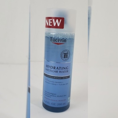 EUCERIN HYDRATING MICELLAR WATER 6.8 FL OZ FACIAL CLEANSER SENSITIVE SKIN 