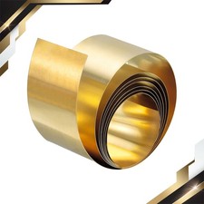 Brass Sheet Roll Metal Foil Plate 1000mm x 40mm x 0.5mm New