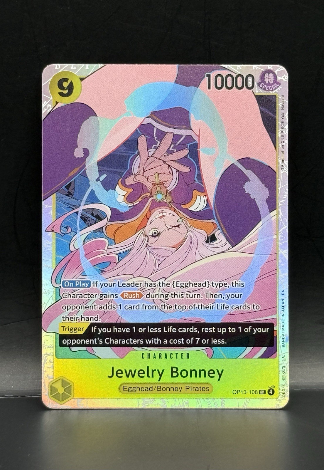 Jewelry Bonney (108) Foil OP13-108 Carrying On His Will SR NM