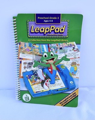 Leappad No Cartridge Needed Interactive Preschool -Grade 3 Book Ages 4-8