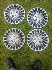 86-90 Chevrolet Celebrity Hubcap Rim Wheel Cover Hub Cap 14 Oem Used Set 3