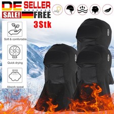3Stk Sturmhaube Balaclava Skimaske Winddicht Winter Warm Fahrrad Motorrad Mask