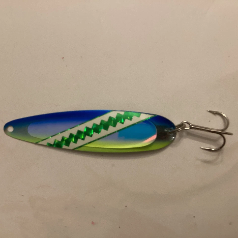 Lote de 3 cucharas de señuelo de pesca Michigan Stinger Stingray Trolling UV  Foto 3 de 4