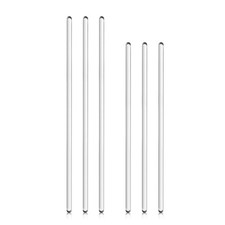 6Pcs Borosilicate Glass Stirring Rod Laboratory Stir Stiring Stirrer for Lab Use