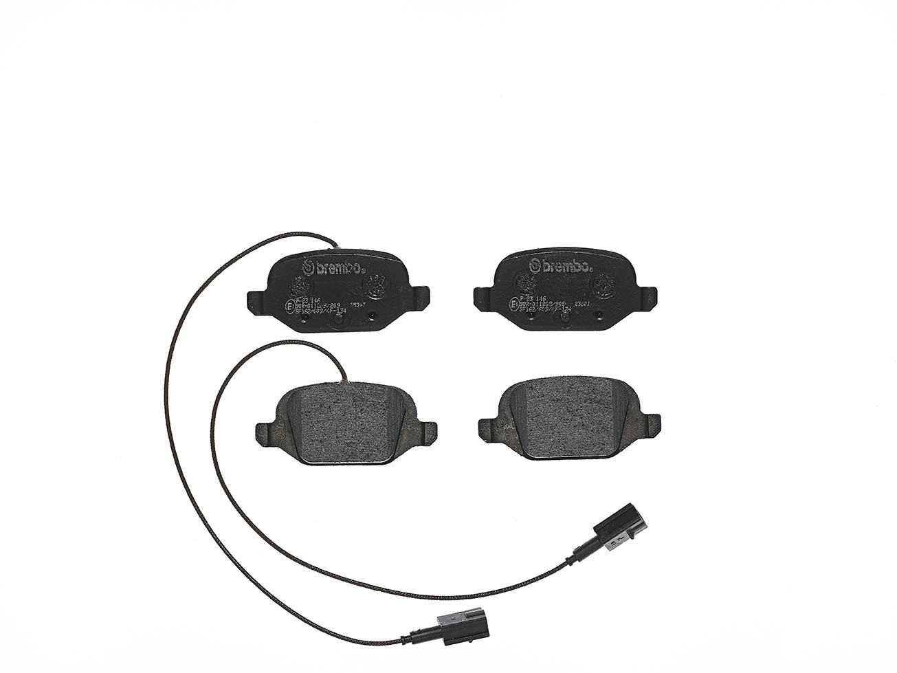 Für BREMBO P 23 146 Brake Pad Set, Disc Brake - Bild 5