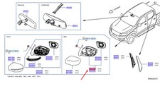 Retroviseur droit (ou coque) Nissan NAVARA