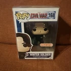 Funko Pop! Marvel - Winter Soldier (No Arm) - Target (Exclusive) #168 w/CASE