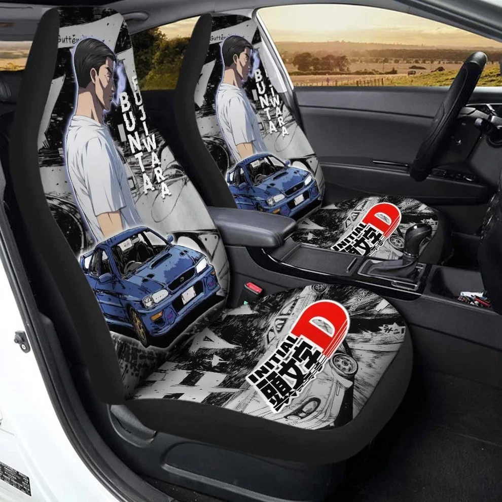 Bunta Fujiwara Car Seat Covers – Initial D Anime Vehicle Accessories