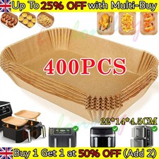400X Air Fryer Paper Liners Disposable Non Stick Baking Parchment for Dual Ninja
