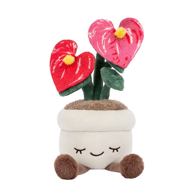 Squishmallows 12'' Cookie the Flamingo with Flower Plush - Pink Squad Toy - NEW