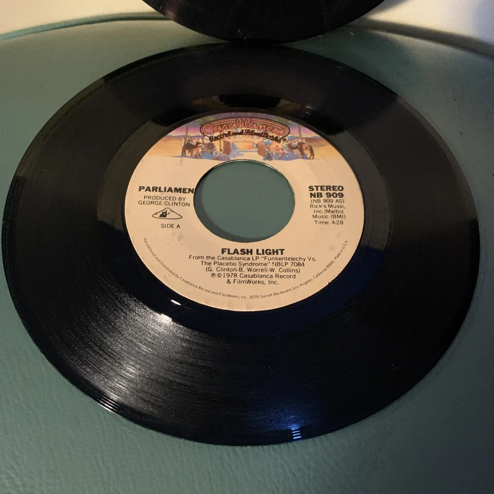 PARLIAMENT Tear The Roof Off The Sucker / P. Funk  & Flash Light 45 Lot x2 Foto 3 de 4