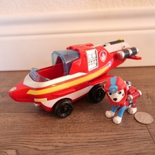 Paw Patrol Aqua Pups Marshall Transforming Dolphin Vehicle and Figure