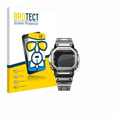 Panzerfolie Schutzglas für Casio G-Shock GMW-B5000D-1ER Displayschutz