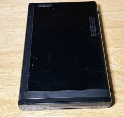 Nintendo Wii U Black WUP-101 02 Video Game Console Only Works