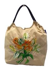 JOURNAL STANDARD × Ball&Chain Handbag Nylon BEG Floral Pattern