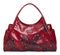 Desigual Heritown 2 Hand Bag Handtasche Tasche Carmine Rot Neu