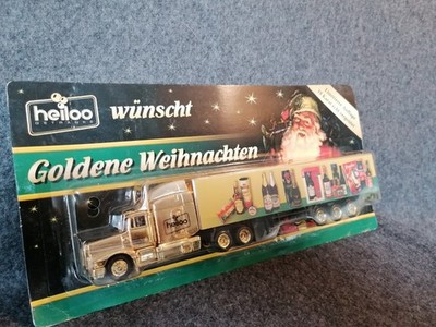 Heiloo Werbetruck 1:87   Peterbilt 377 Sattelzug   OVP   18 Karat vergoldet