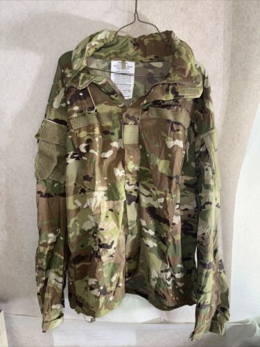 USGI Combat OCP Multicam Soft Shell Cold Weather Jacket Medium Long NEW