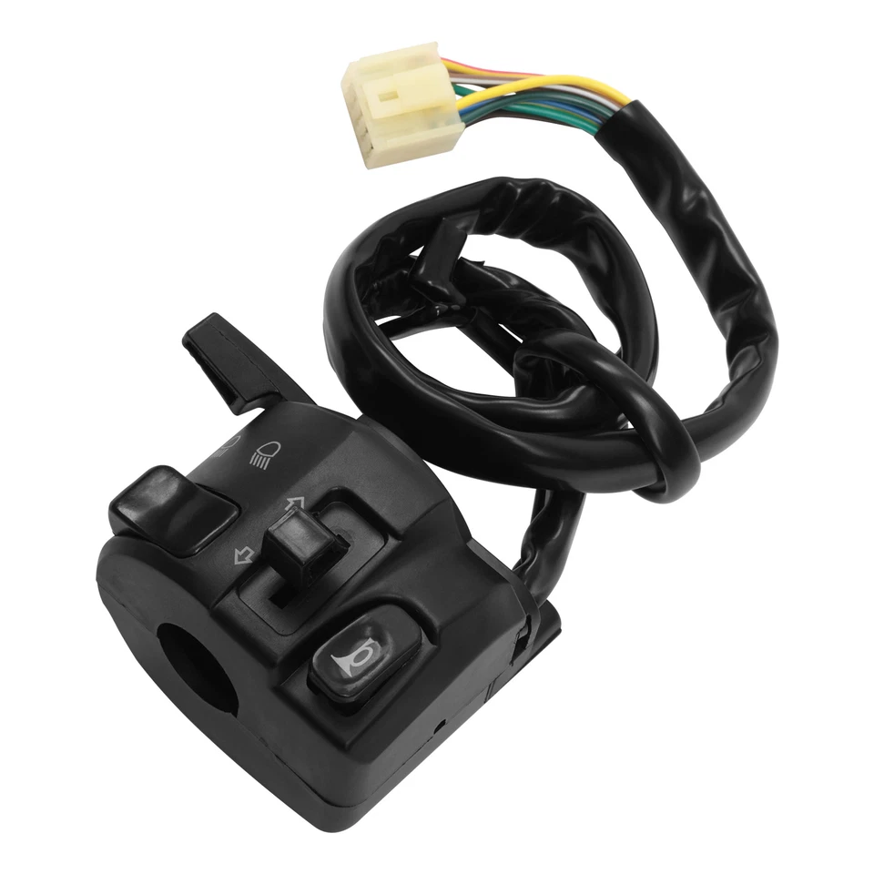 Interruptor de luz de control de barra de manillar izquierdo apto para Yamaha YZF R1 2002-2011 Foto 4 de 4