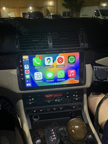 9" 64G CarPlay For BMW 3 Series E46 1999-2005 Android 13 Car Stereo GPS Radio FM - Picture 3 of 15