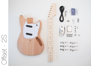 Offset Electric Guitar Kit - Diy Electric Guitar Kit Offset 2 Single Coil Build Your Own Guitar Kit 767223143067 Ebay