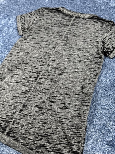 Rag & Bone Shirt Women's Black Grey XS /TP Semi Sheer Short Sleeve New York - Picture 9 of 14