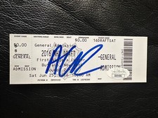 Alex Debrincat Signed 2016 NHL DRAFT  TICKET  JSA  COA   CA04582