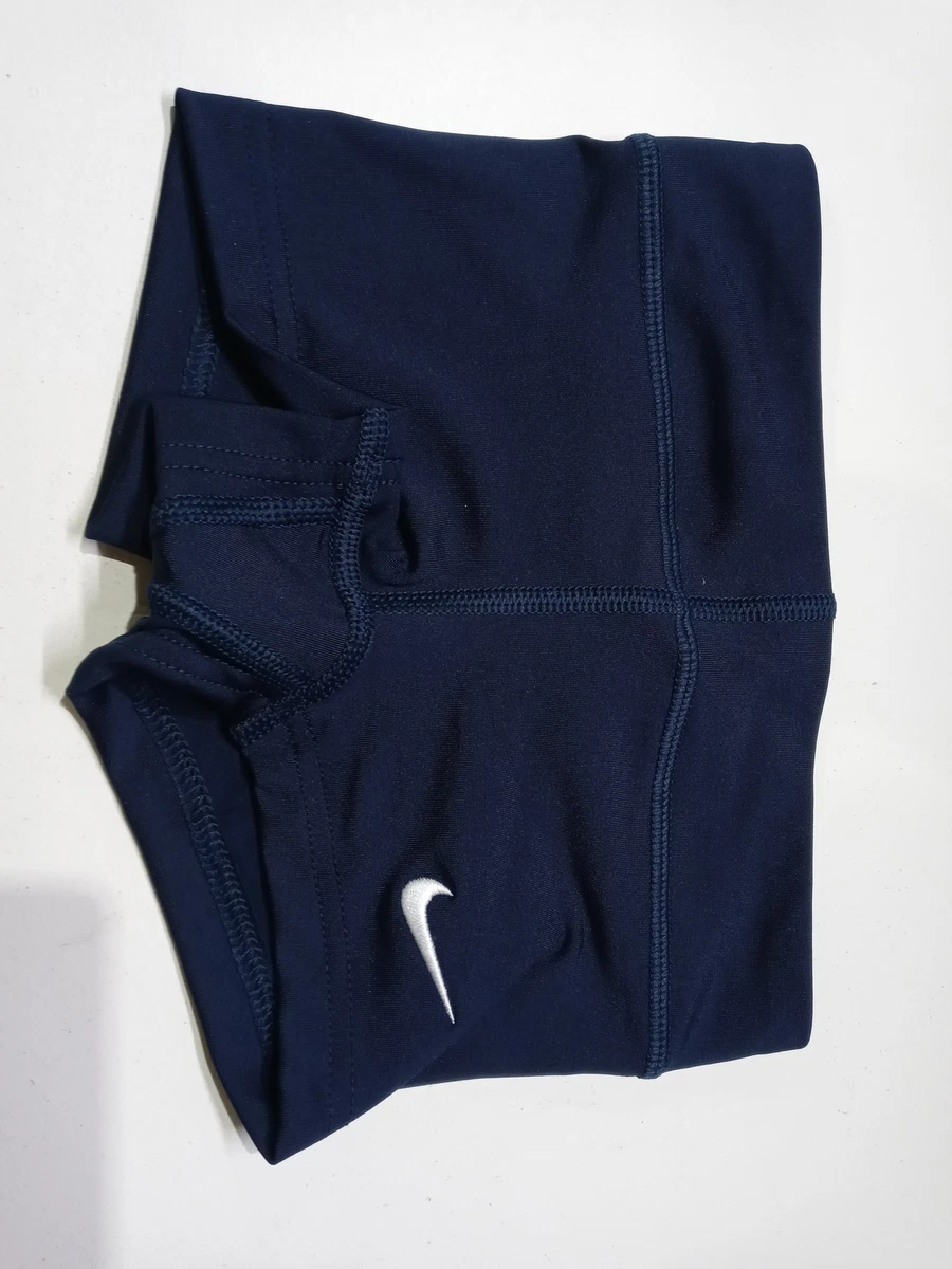 Girls navy sale nike shorts