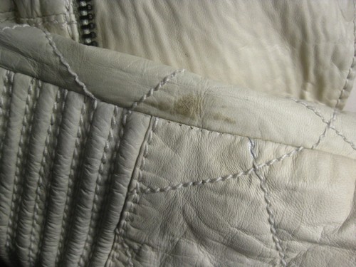 ESSENTIEL ANTWERP LEDERJACKE GILET 6 8 Biker Bomber Distress Crop Steampunk - Bild 16 von 21