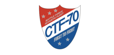 4'' us navy commander task force ctf-70 bumper sticker decal usa made