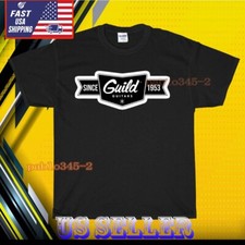 NEW SHIRT GUILD GUITARS LOGO T-SHIRT UNISEX FUNNY AMERICAN USA SIZE S-5XL